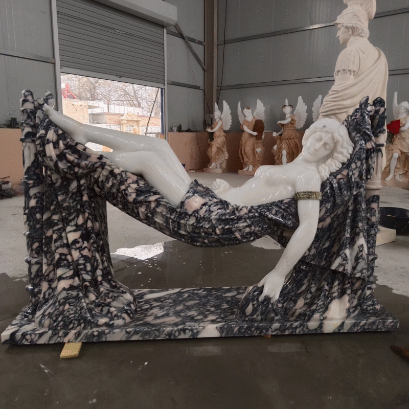 Sexy Woman Nude Art Marble Stone Statue Sculptures