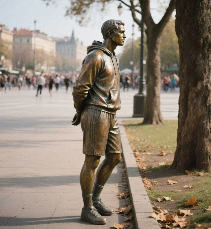 Brass Copper Human Figure Sculptures Statue - Image 5