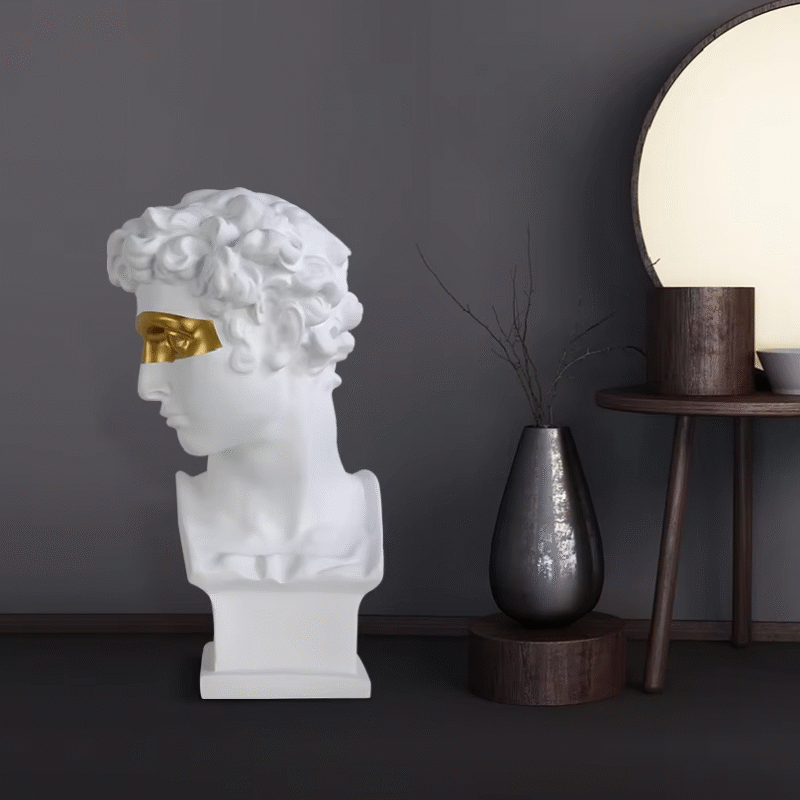 David Bust Sculpture Elegant Table Decoration - Image 3