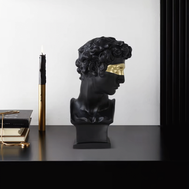 David Bust Sculpture Elegant Table Decoration - Image 2